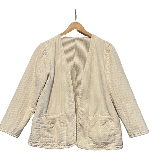 Jackets & Blazers - Women's Cream Coat Reversible